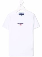 Ralph Lauren Kids t-shirt à logo brodé - Blanc