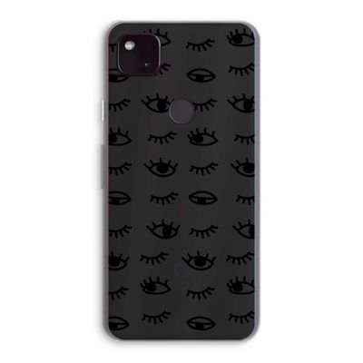 Eye pattern #2: Google Pixel 4a 5G Transparant Hoesje