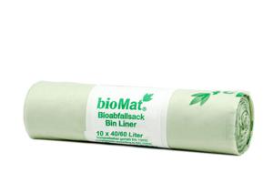 Biomat Composteerbare vuilniszakken 40/60L 10 st.