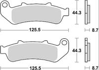 TRW Brake pad mcb 658 sv sintered metal