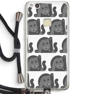 Cats: Huawei Ascend P10 Lite Transparant Hoesje met koord