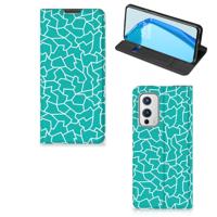 OnePlus 9 | Bookcase | Cracks Blue