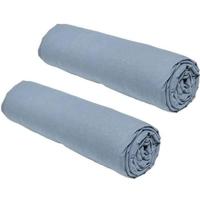 Set van 2 teday essentiële vloeken - 160 x 200 cm - 2 personen - 100% katoen - denim