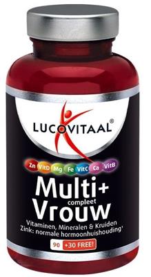 Lucovitaal Voedingssupplementen Multi+ Vrouw Tabletten 120Tabletten