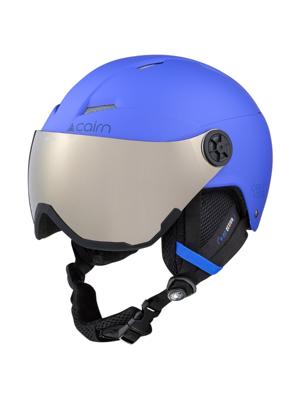 Cairn Kinder Skihelm met Vizier Orbit Visor Mat Blue-54/56