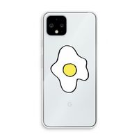 Spiegelei: Pixel 4 Transparant Hoesje