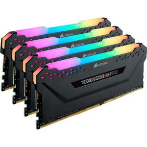 Corsair 32 GB DDR4-3600 Quad-Kit werkgeheugen CMW32GX4M4D3600C16, Vengeance RGB PRO, XMP