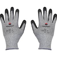 TOOLCRAFT TO-5621613 Snijbeschermingshandschoen HPPE-vezel, Polyester, Kunstvezel, Polyurethaan Maat (handschoen): 11 EN 388 Cat II 1 paar - thumbnail