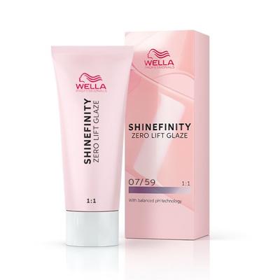 Wella Haarverf Professionals ShineFinity Zero Lift Glaze 07/59 Strawberry Wine 60ml