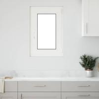 Kelderraam "RISOR" 50x75 cm draai-kiep DIN rechts antraciet