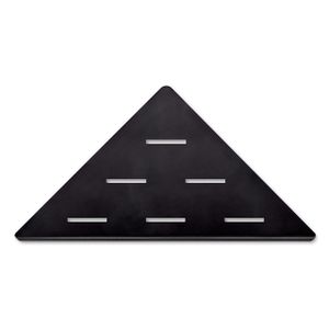 Looox corner shelf hoekplanchet - 30x22cm - zwart mat CORNER30MZ