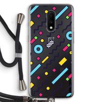 8-bit N°8: OnePlus 7 Transparant Hoesje met koord