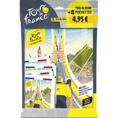 Starter Pack - PANINI - TOUR DE FRANCE 2025 - Album + 4 hoesjes - 20 stickers