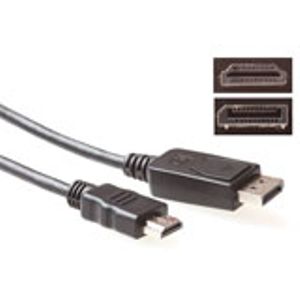 ACT Verloopkabel DisplayPort male naar HDMI-A male 1,80 m