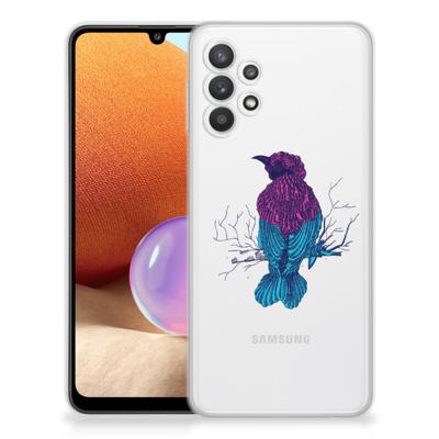 Samsung Galaxy A32 4G | A32 5G Enterprise Editie Telefoonhoesje met Naam Merel Samsung Galaxy A32 4G | A32 5G Enterprise Editie Telefoonhoesje met Naam Merel