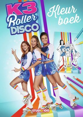 Stud Kleurboek k3 - rollerdisco studio 1