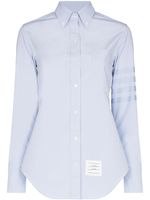 Thom Browne chemise à patch logo - Bleu - thumbnail