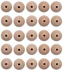 Houten Kralen Set 25 Stuks 18 mm