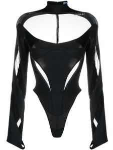 Mugler body à découpes - Noir