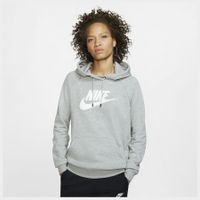 Nike Hoodie NSW Essential Fleece Pullover - Grijs/Wit Vrouw - thumbnail