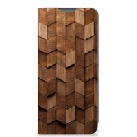 Book Wallet Case voor OPPO A77 5G | A57 5G Wooden Cubes