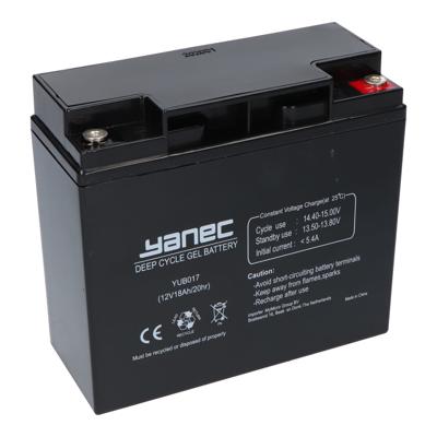 YANEC gel accu 12v 18ah