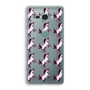 Musketon Unicorn: Sony Xperia XZ2 Compact Transparant Hoesje