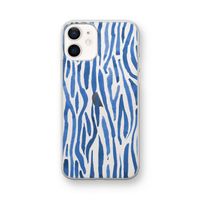 Blauwe nerven: iPhone 12 mini Transparant Hoesje
