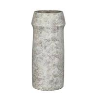 PTMD Nimma Grey cement pot wide top round high XL - thumbnail