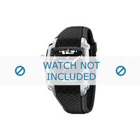 Horlogeband Calypso K5537 Kunststof/Plastic Zwart 21mm - thumbnail