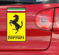 Autosticker van Ferrari - thumbnail