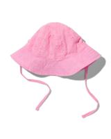 HEMA Baby Zonnehoed Borduur Roze (roze)