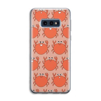 Krab: Samsung Galaxy S10e Transparant Hoesje