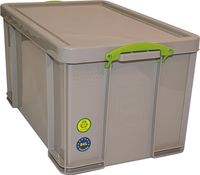 Really Useful Box opbergdoos 84 liter, gerecycleerd, grijs