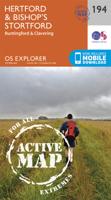 Wandelkaart - Topografische kaart 194 OS Explorer Map | Active Hertford / Bishop's Stortford | Ordnance Survey
