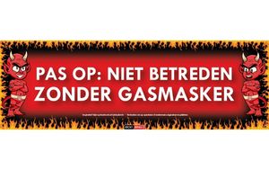 Sticky Devil Pas op: niet betreden zonder gasmasker