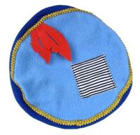 Haza Witbaard Luxe piet baret sint & co. stof 24x24cm