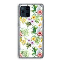 Gele kuif: Oppo Find X3 Transparant Hoesje