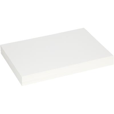Creativ Company Constructie karton, vel 25,5x36 cm, dikte 0,4 mm, 250 gr, wit, 100 vel/ 1 doos