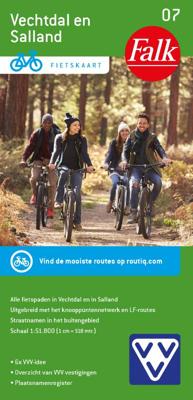 Fietskaart Falkplan fietskaart VVV FIETSKAART 07 VECHTDAL EN SALLAND