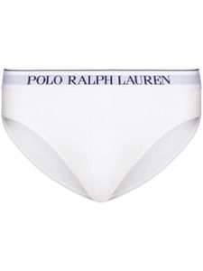 Polo Ralph Lauren lot de trois slips à taille à logo - Blanc