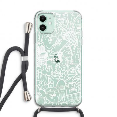 Vexx Mixtape #2: iPhone 11 Transparant Hoesje met koord