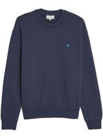 Maison Kitsuné Chillax Fox-motif cotton sweatshirt - Bleu