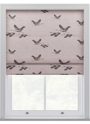 Laura Ashley - Vouwgordijn - Animalia Geborduurd Blush