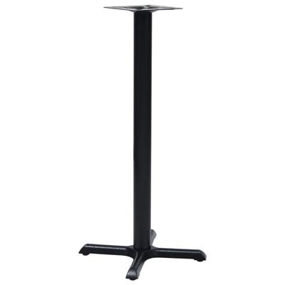 Bistrotafelpoot 56x56x107 cm gietijzer zwart