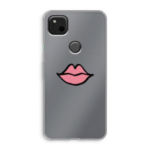Kusje: Google Pixel 4a Transparant Hoesje