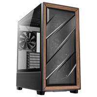 Antec 0-761345-10133-2 computerbehuizing Midi Tower Zwart, Hout