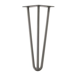 Stalen hairpin raw steel hairpin ø 1,2 cm en hoogte 35 cm