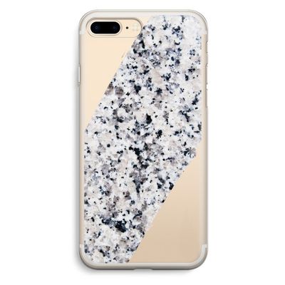 Gespikkelde marmer: iPhone 7 Plus Transparant Hoesje