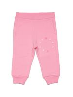 Marni Kids logo-embossed cotton track pants - Rose